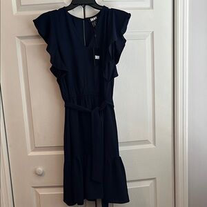 DKNY Midnight Blue Midi Dress
